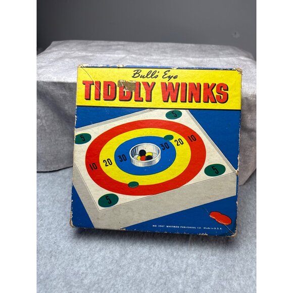 Bulls Eye Tiddly Winks Game Whitman Publishing Co. 1969 - Picture 14 of 15